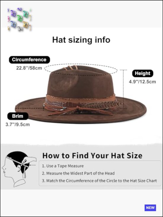 Wide Brim Fedora Hat Felt Suede Unisex Handmade Boho Western Panama Festival main image 4